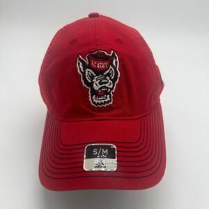 NC State‎ Wolfpack Adidas Red Trucker Hat Cap NCAA Baseball S/M